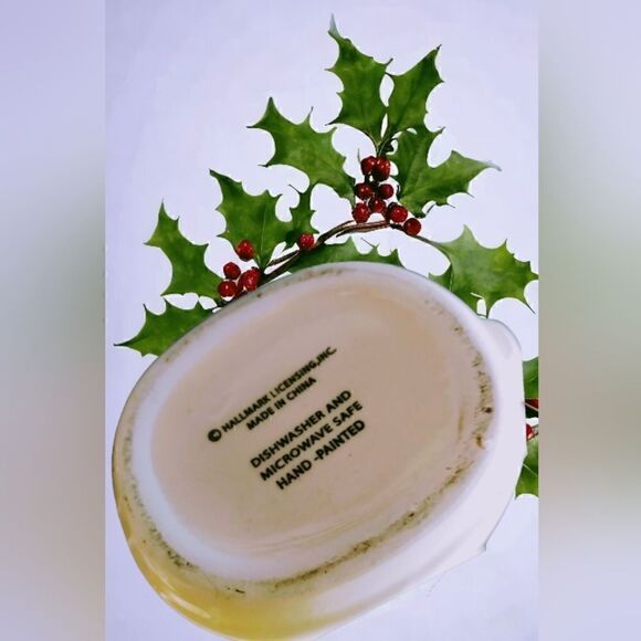 HALLMARK Glazed Ceramic Winter Scene MUG VINTAGE LARGE - Picture 12 of 12